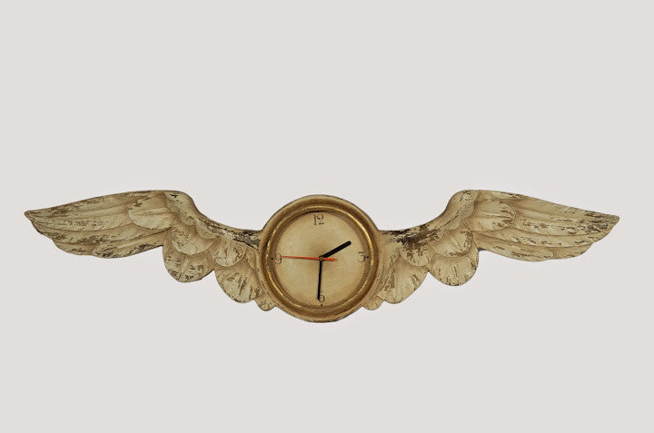 ANGEL WINGS CLOCK